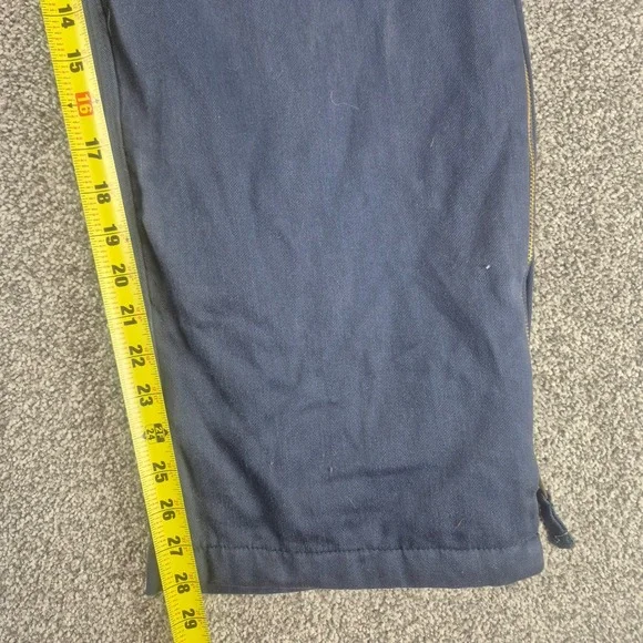 Walls Workwear Coveralls Mens Large Navy Blue Insulated Quilted Lined Winter - Picture 8 of 11